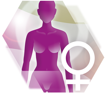 Illustration Body region woman