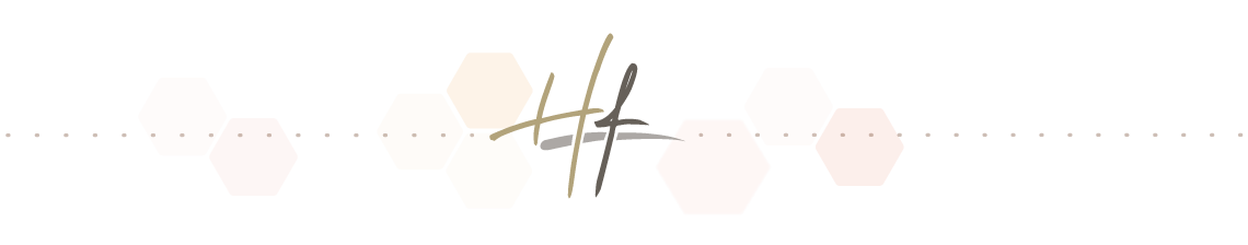 separation line Haarfreiheit initials