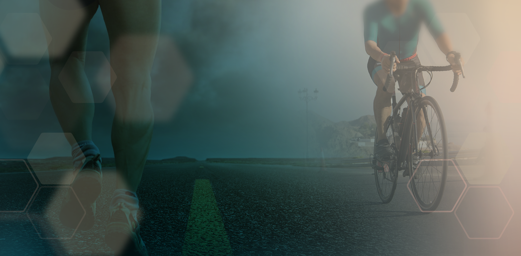 Hintergrund sportlicher Mann