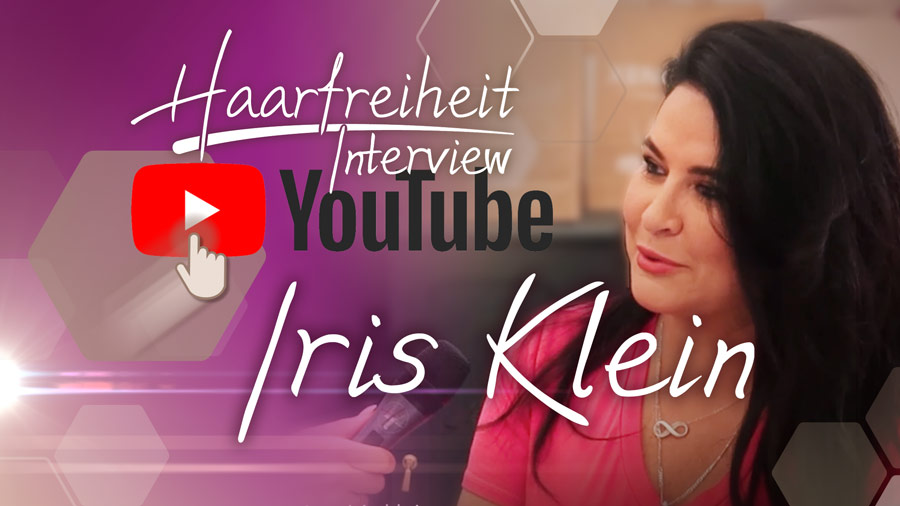 Youtube Linkbild - Interview Iris Klein zur dauerhaften Haarentfernung