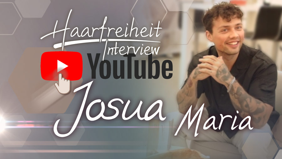 Youtube Linkbild - Interview Josua Maria zur dauerhaften Haarentfernung