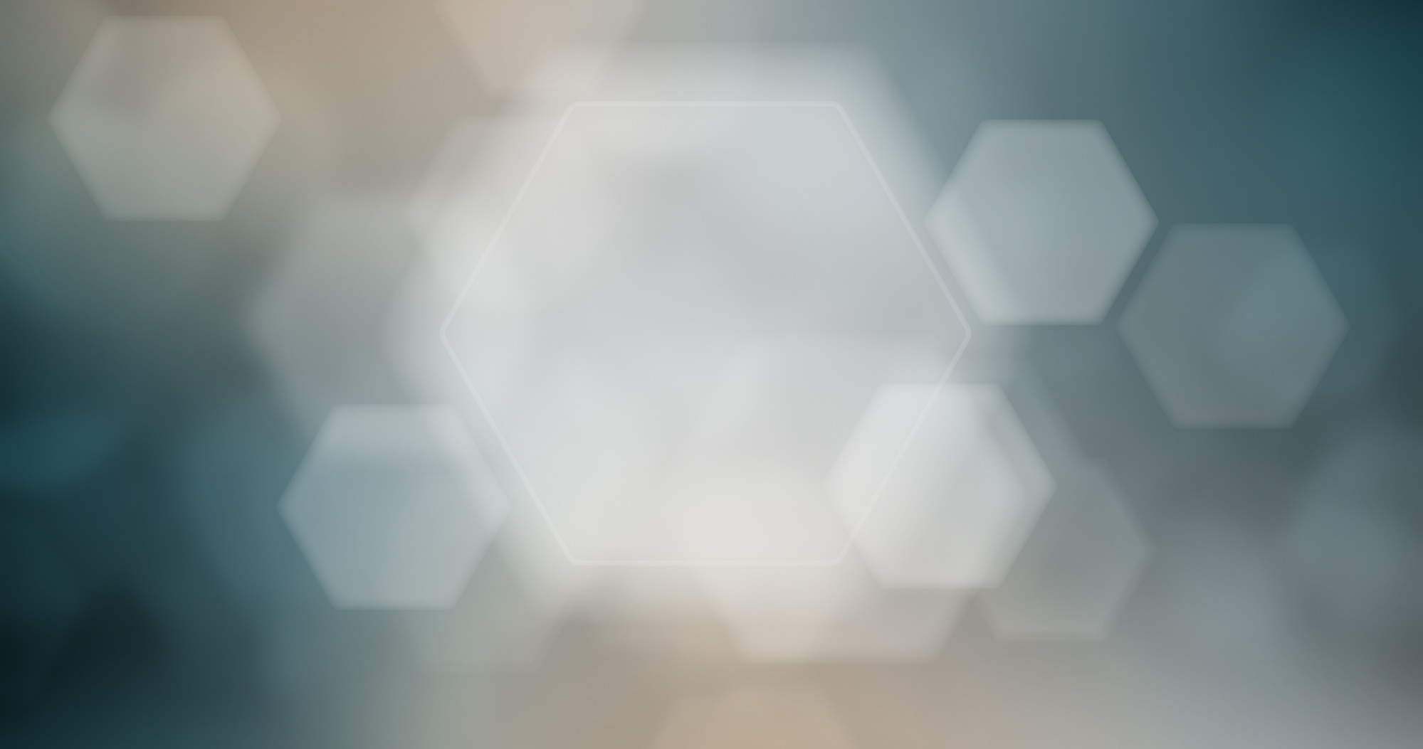 petrolfarbener Hintergrund mit Hexagonmuster